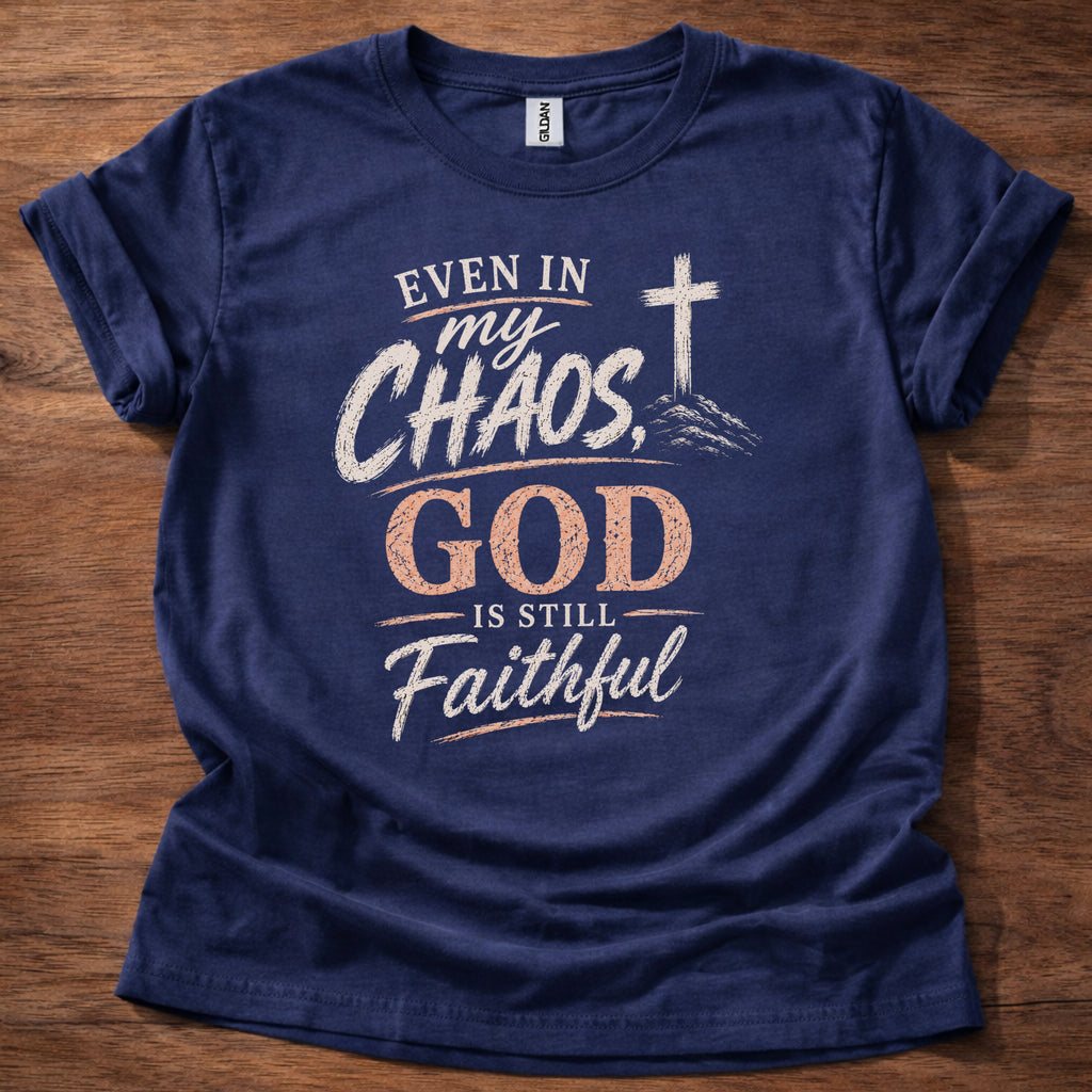 Even in My Chaos God Is Still Faithful T-Shirt