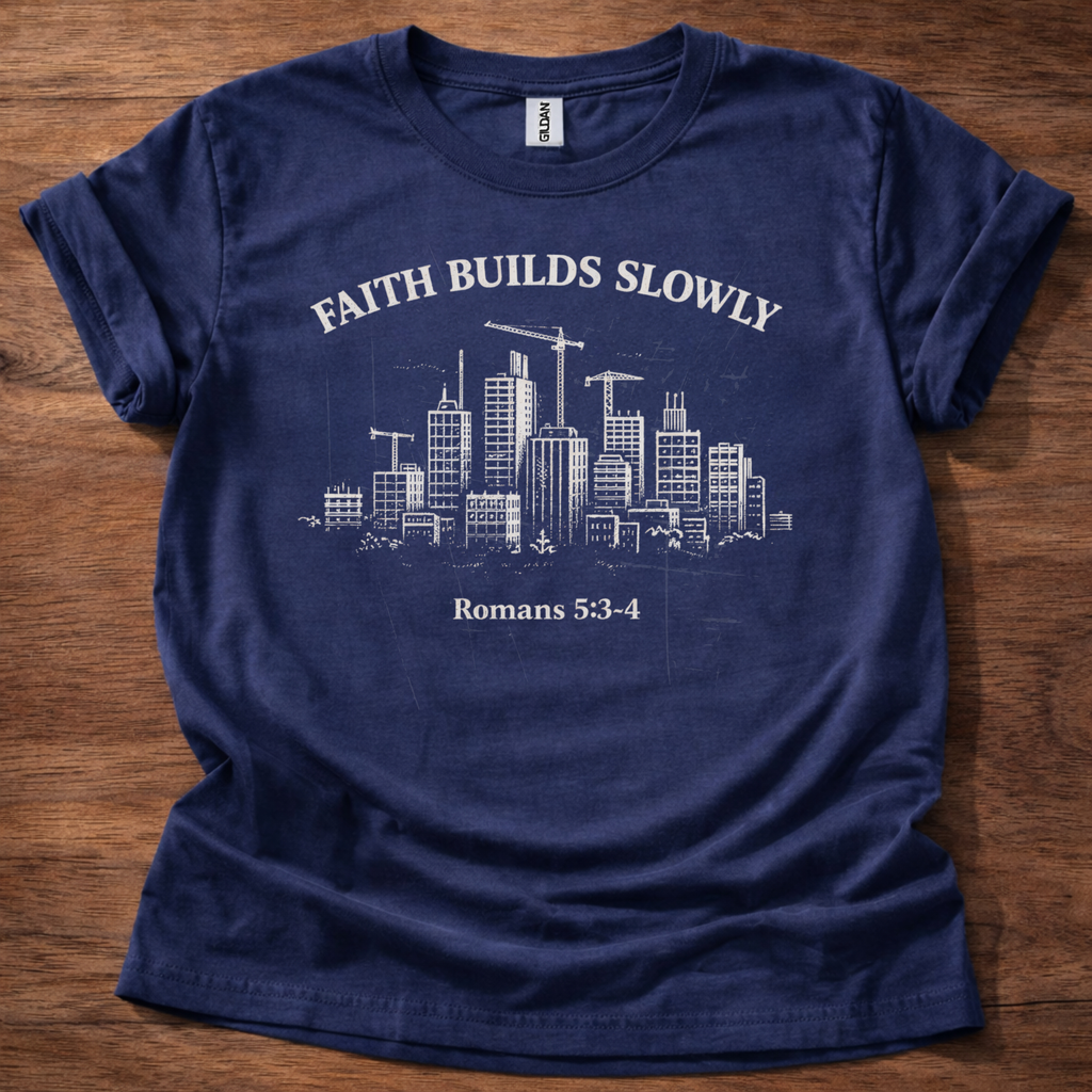 Faith builds slowly T-Shirt