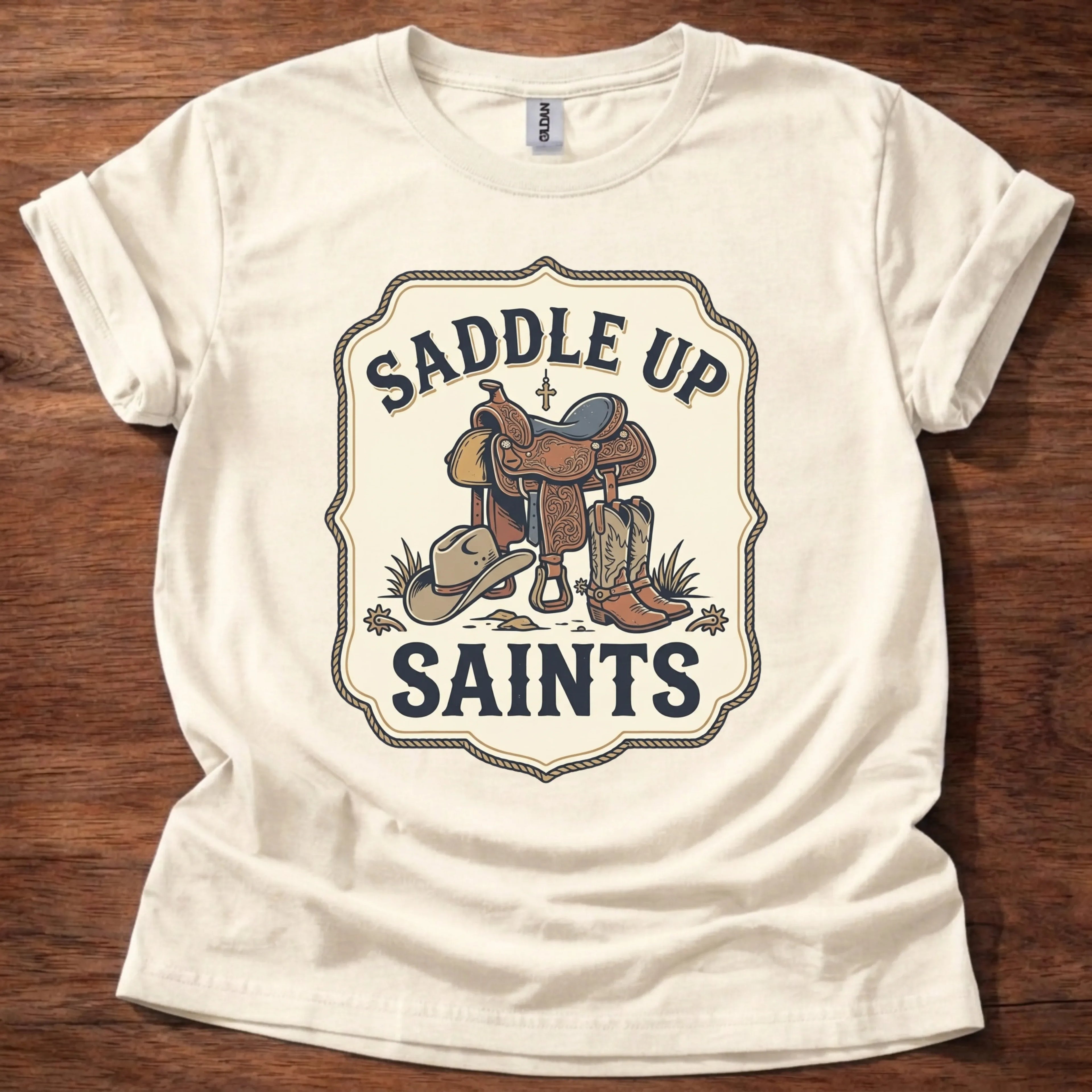 Saddle Up Saints T-Shirt