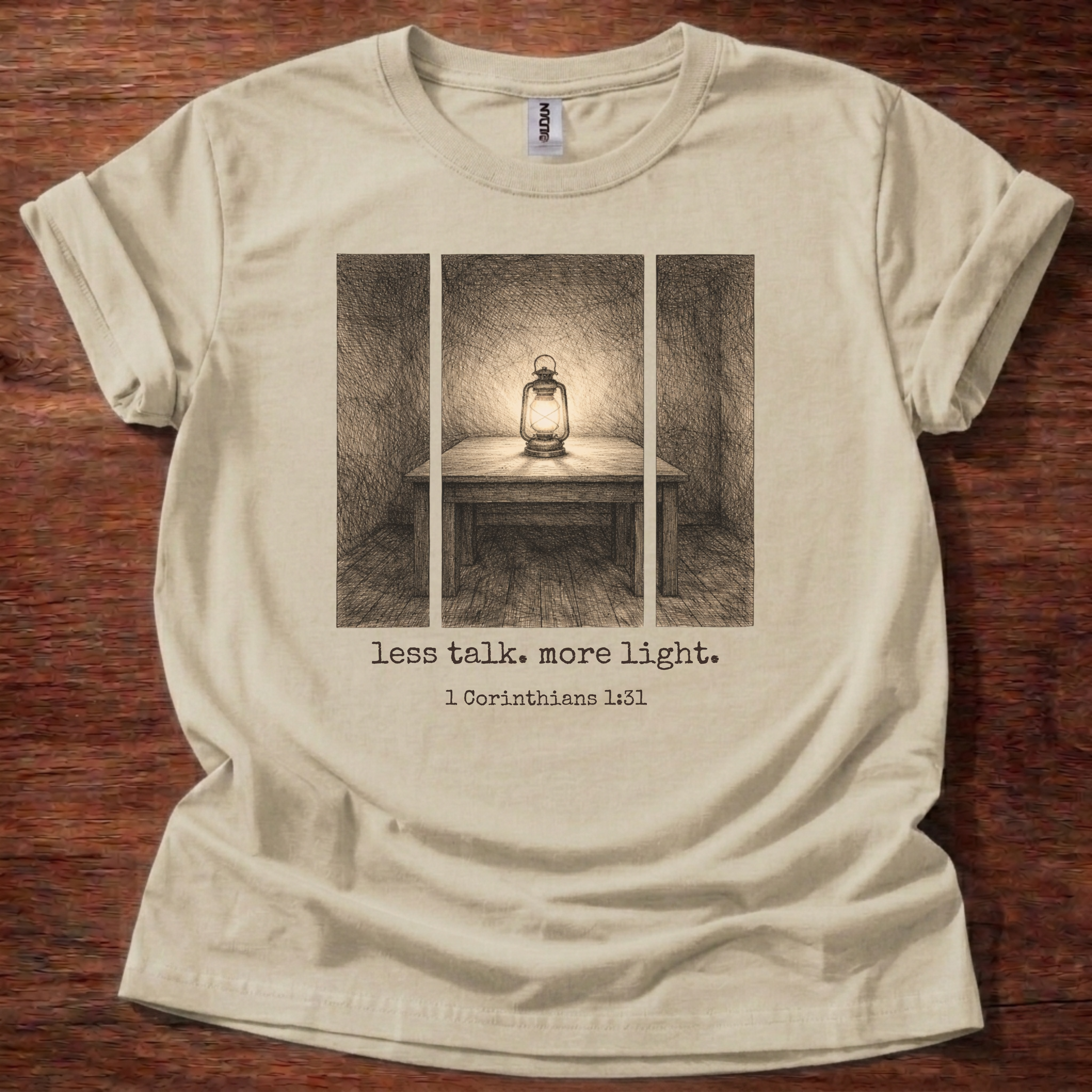 Less talk. more light. T-Shirt