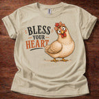 Sand Bless Your Heart chicken graphic t-shirt