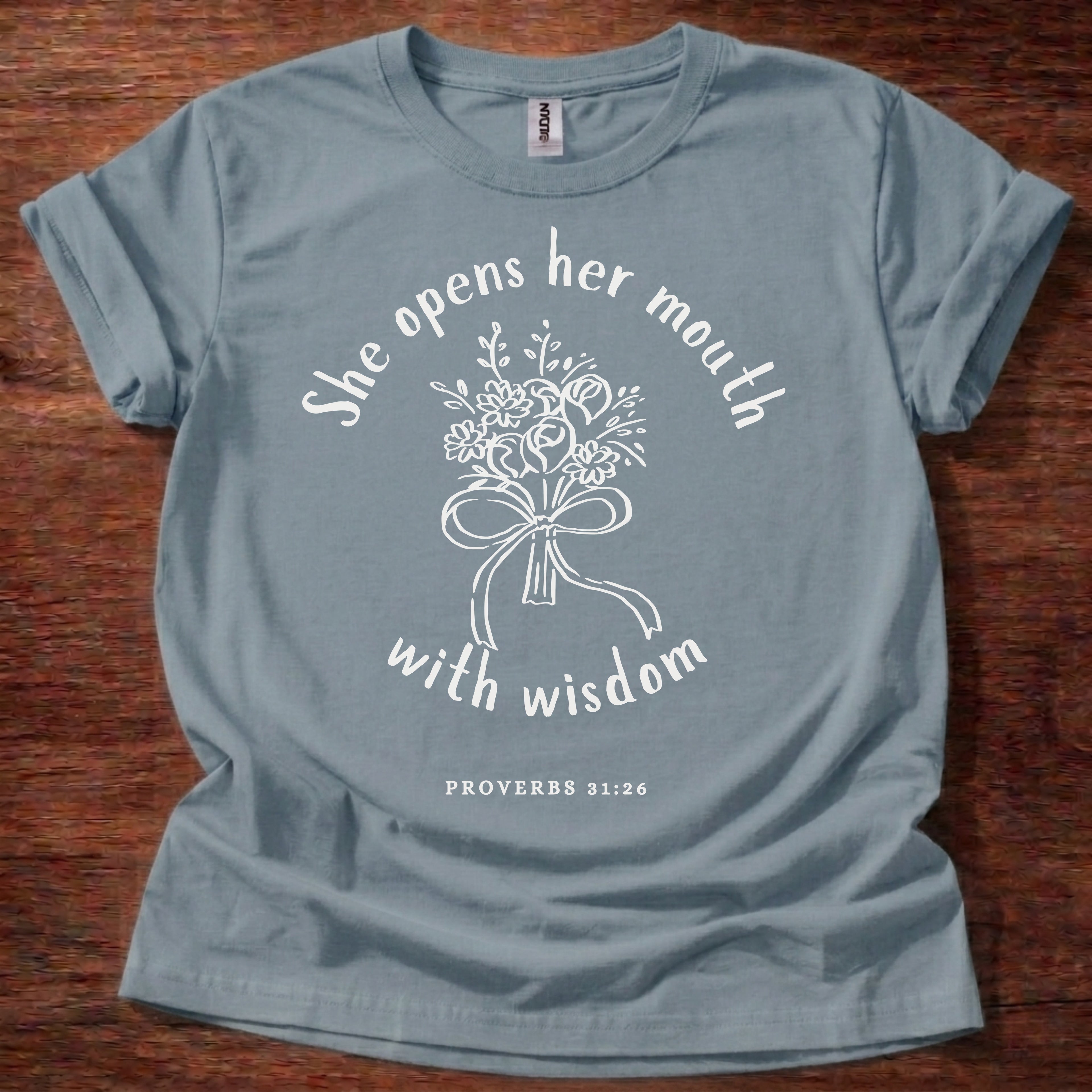 She Opens Her Mouth with Wisdom T-Shirt