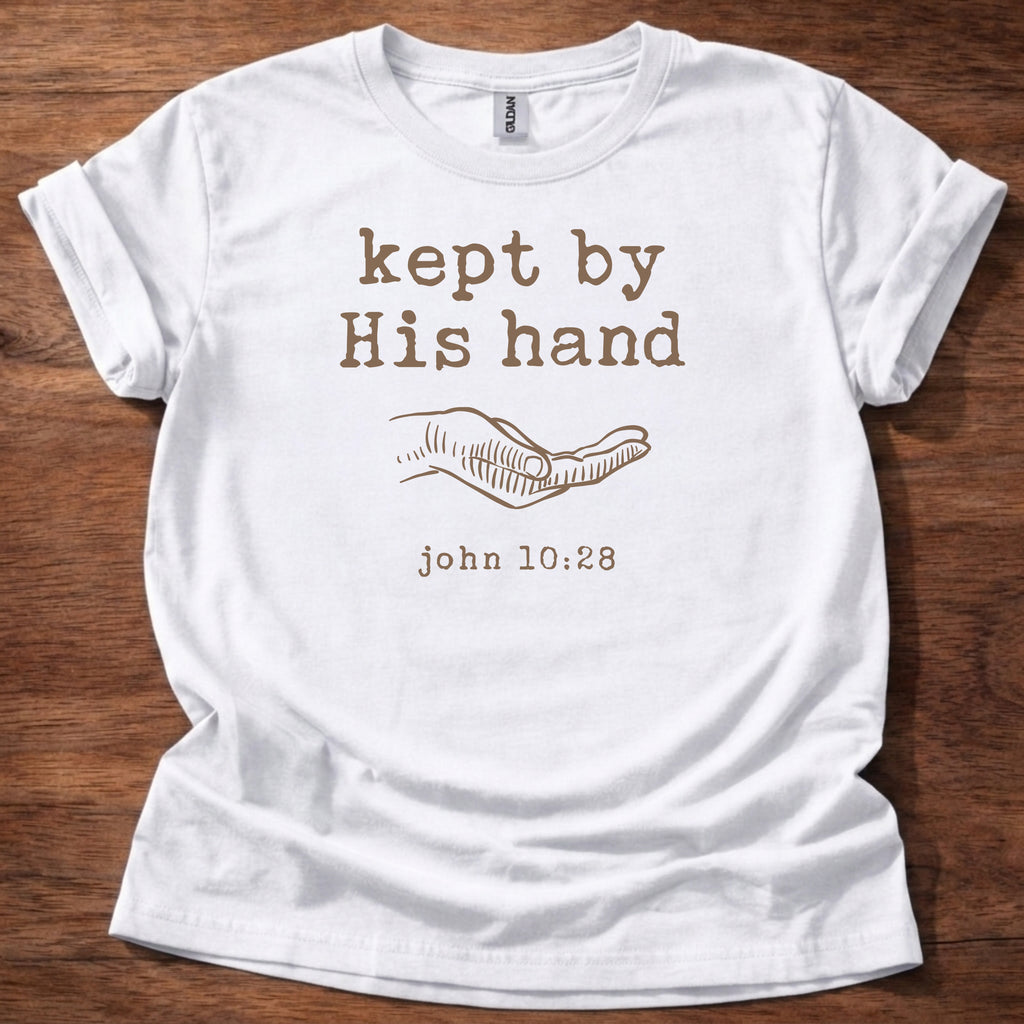 Kept by His hand T-Shirt