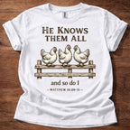 He Knows Them All T-Shirt