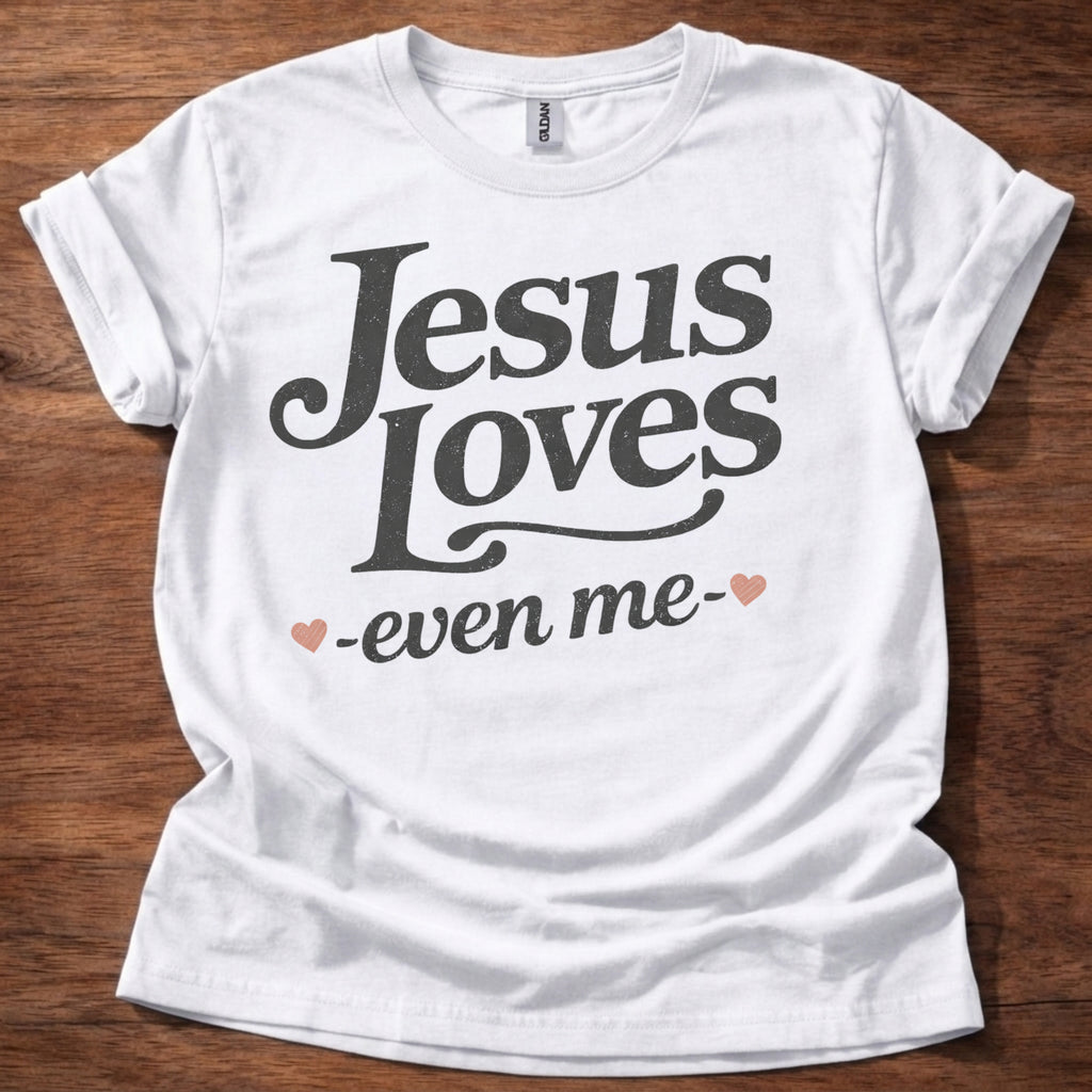 Jesus Loves-Even Me- T-Shirt