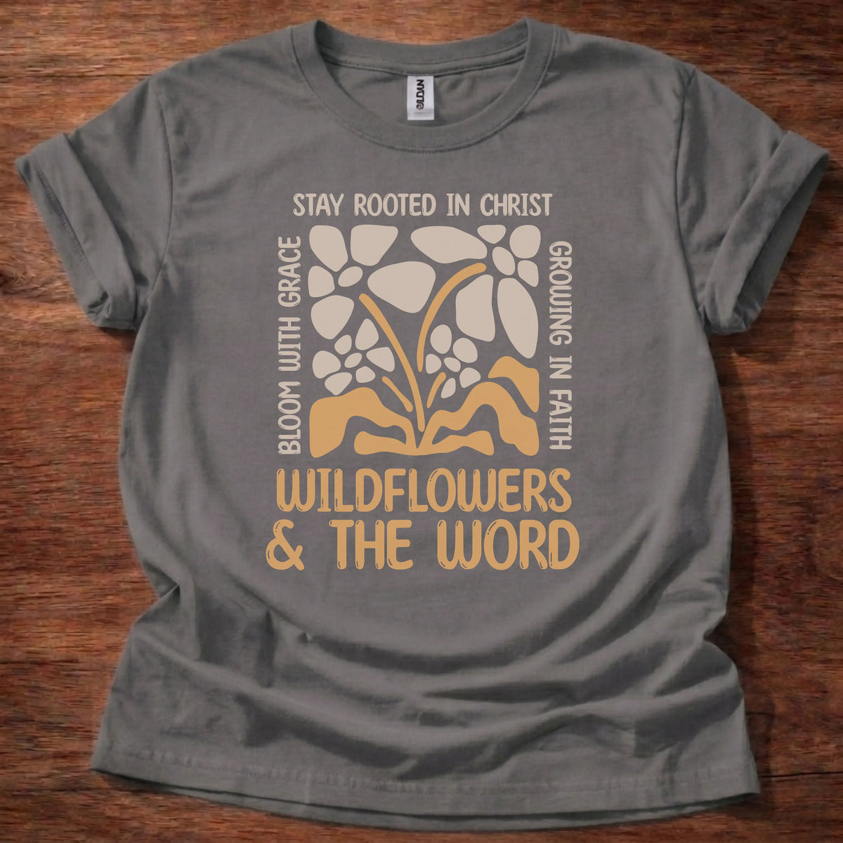Wildflowers And The Word T-Shirt