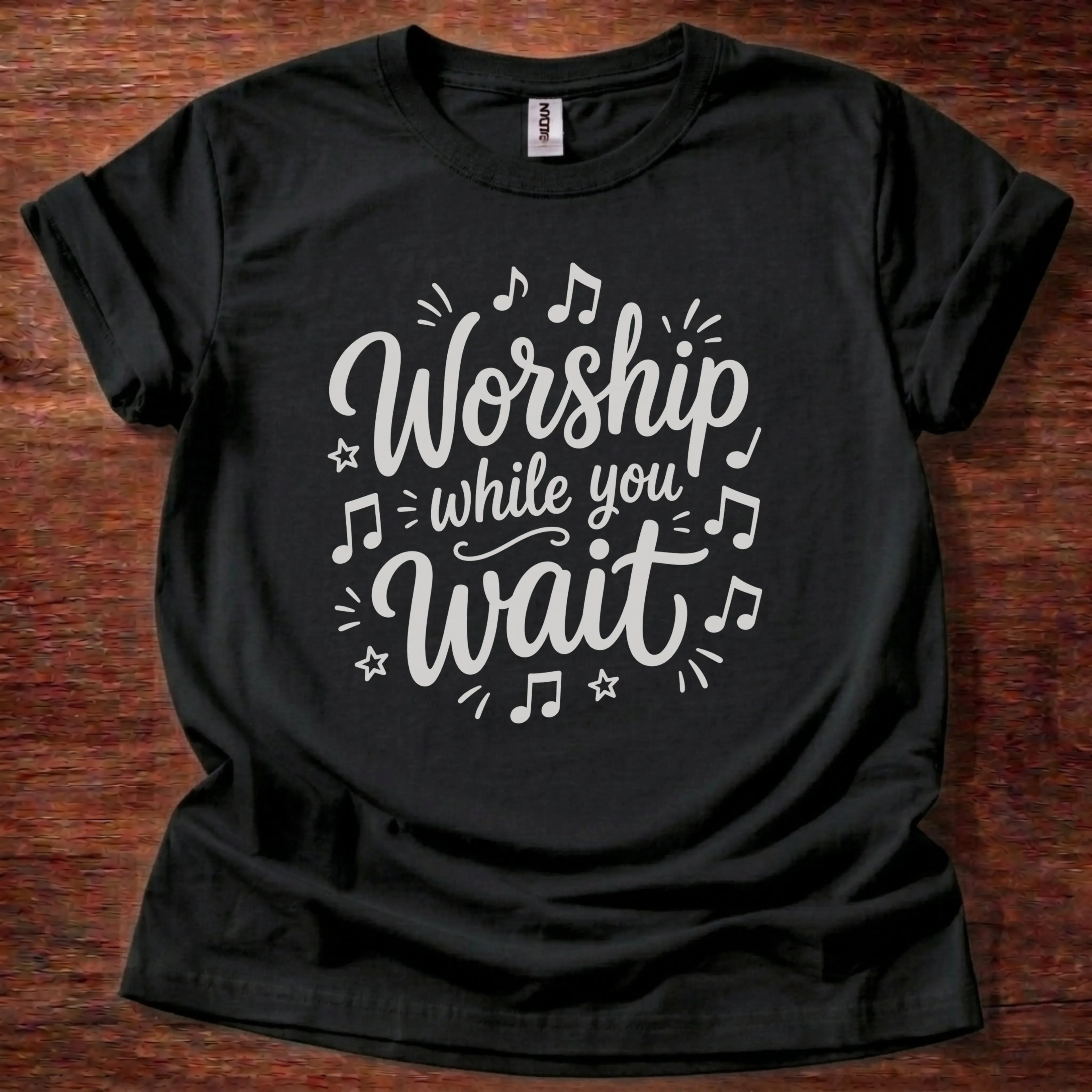 Worship While You Wait T-Shirt