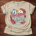 Red Letters Spoken Grace T-Shirt