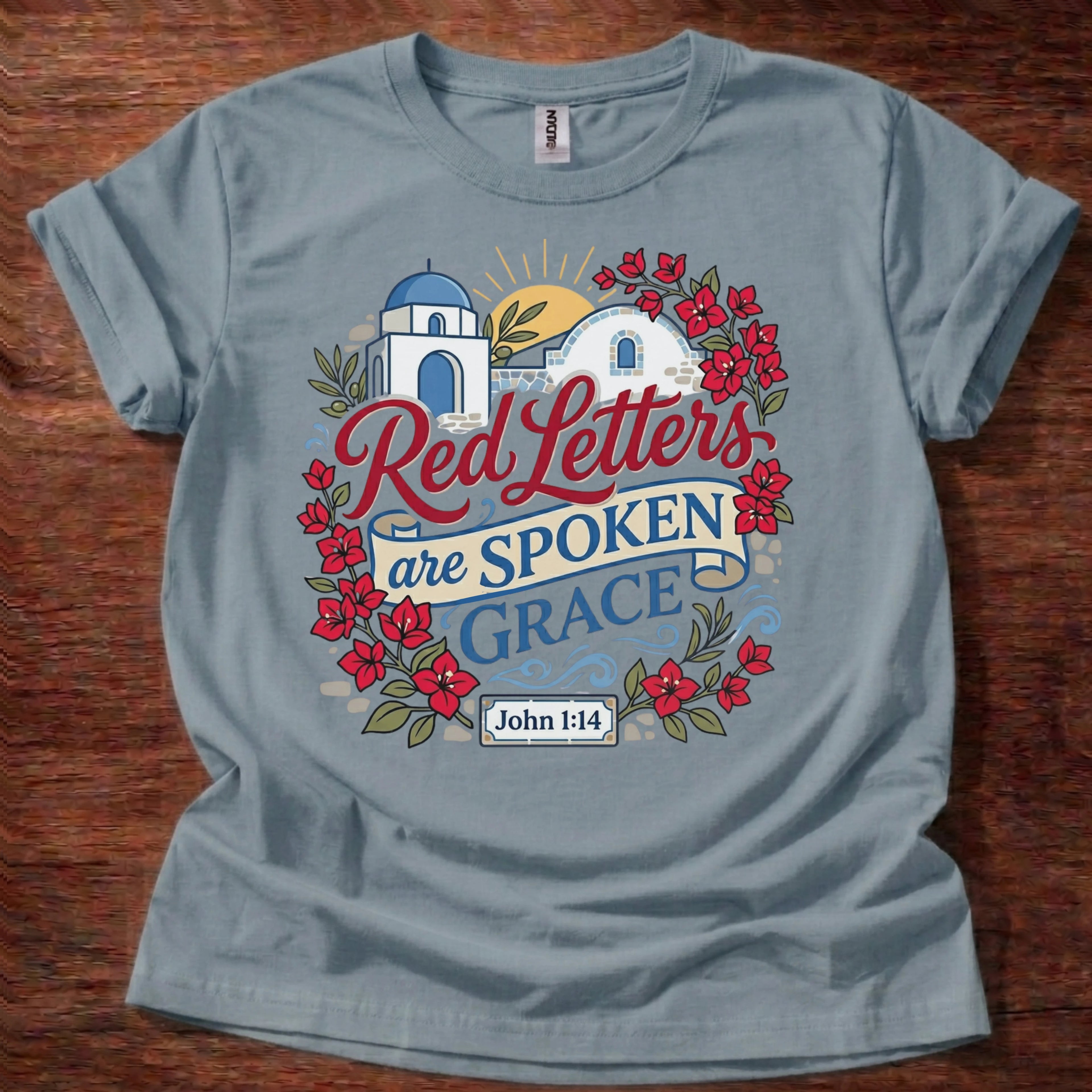 Red Letters Spoken Grace T-Shirt