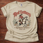 Red Letters Western T-Shirt