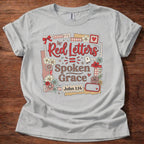 Red Letters Scrapbook T-Shirt