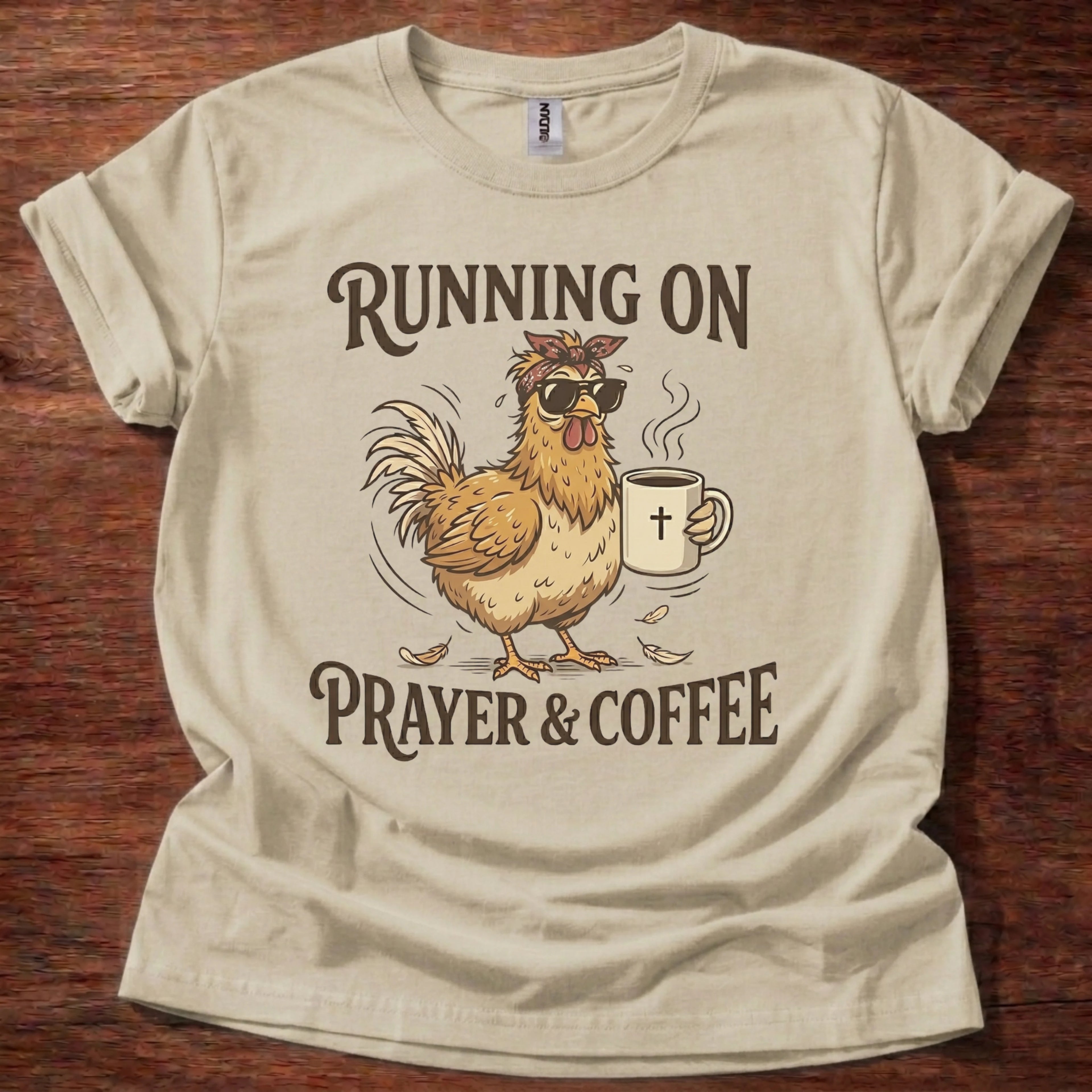 Running on Prayer & Coffee T-Shirt