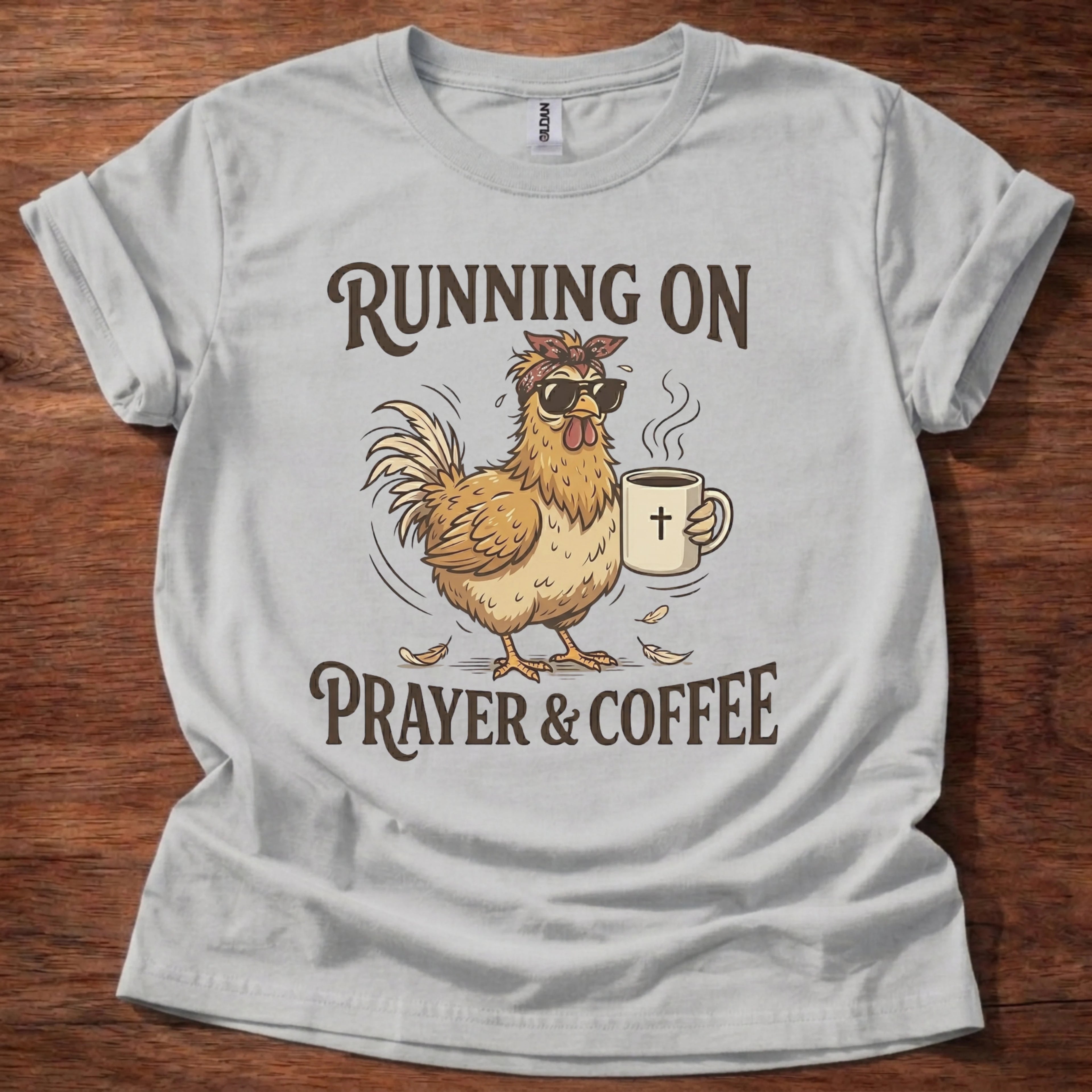 Running on Prayer & Coffee T-Shirt