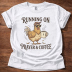 Running on Prayer & Coffee T-Shirt